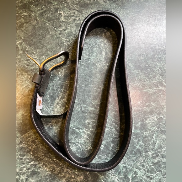 NWOT Carhartt Women’s Black Leather Belt size XL - Picture 2 of 6